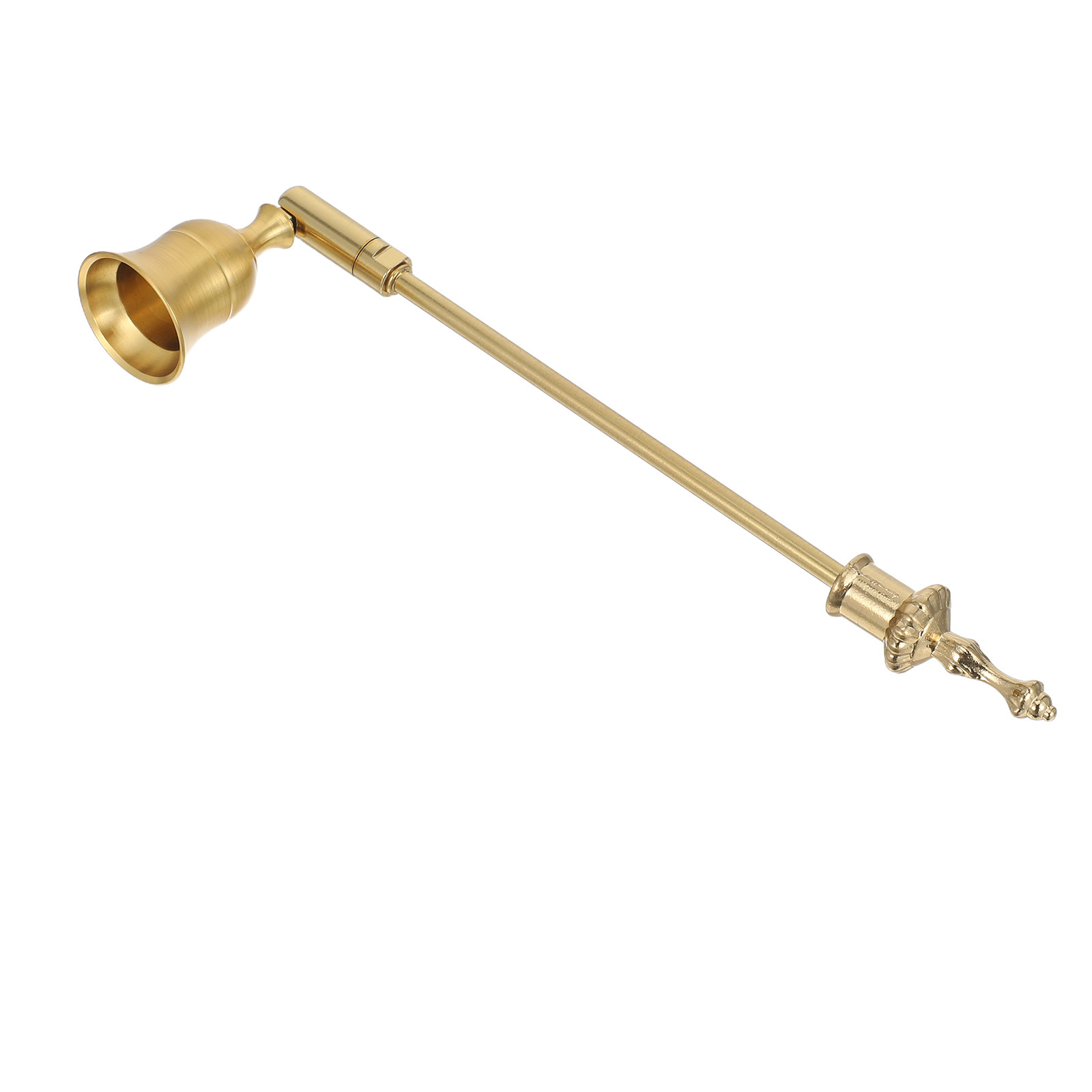 Candle Wick - Vintage decoratieve lontdoof, aluminium, met lange