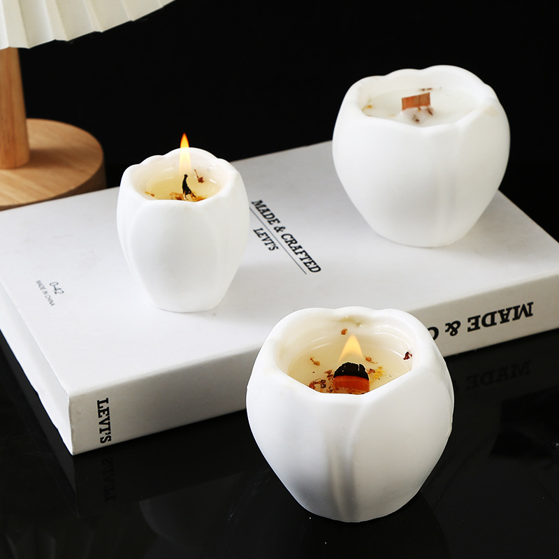 Soy Wax - Aromatherapiekaars voor huisdecoratie, tulpenvorm, langdurige geur,