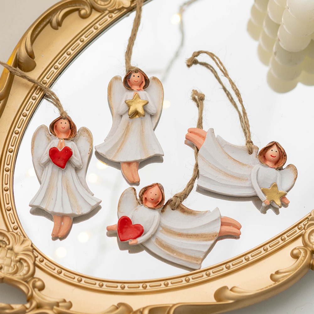 Candle Lighter - 2023 Kerst Ornament Hars Wit Gebed