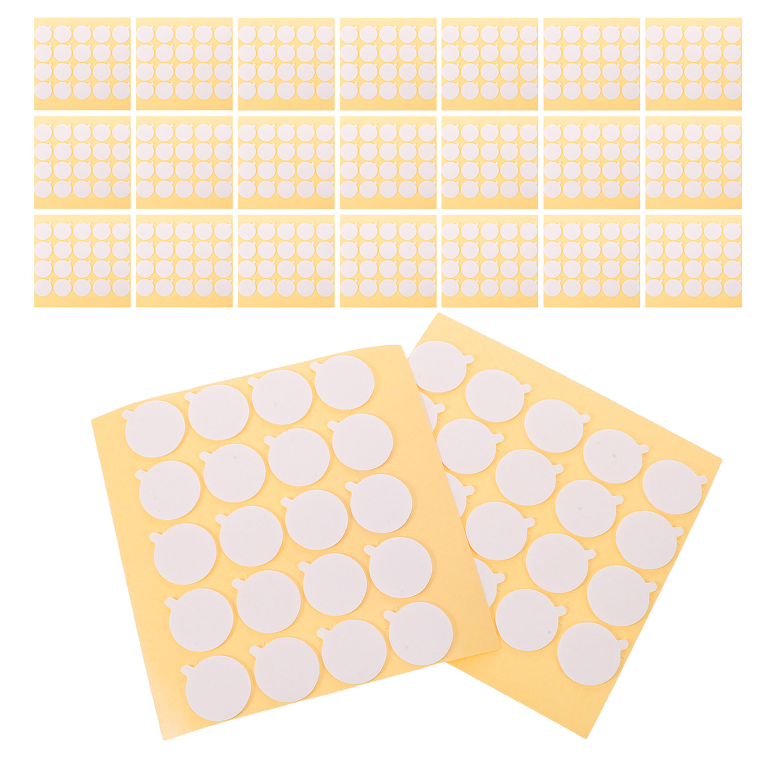 Soy Wax - 800 stuks, hittebestendige, dubbelzijdige, zelfklevende stickers