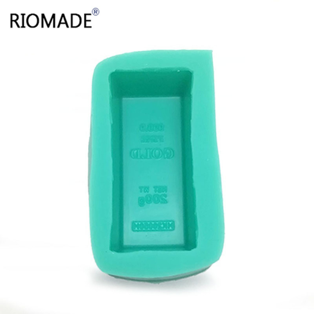 Goudkleurige baksteenvormige s - Candle Molds recensie en prijs