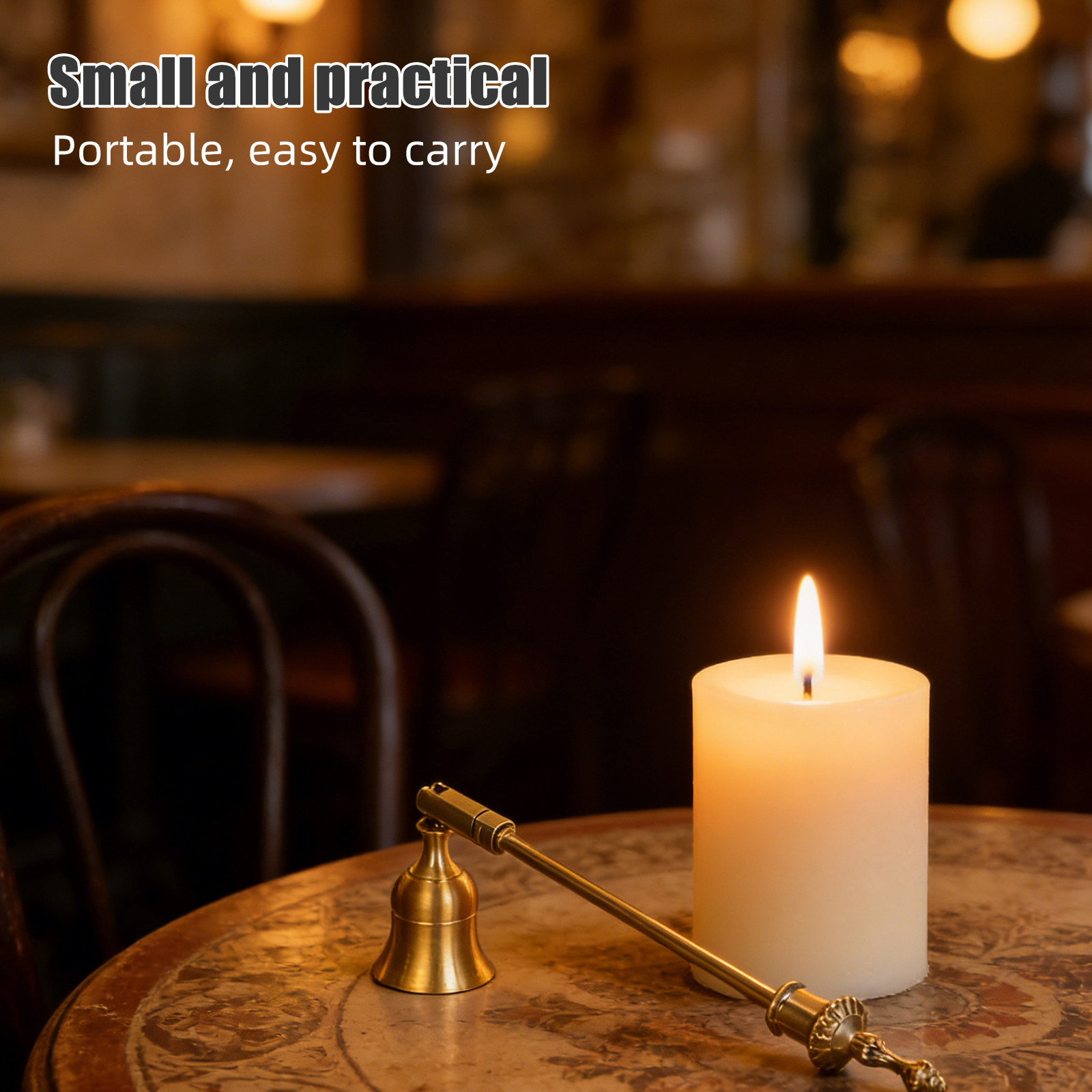 Vintage decoratieve lontdoof,  - Candle Wick recensie en prijs