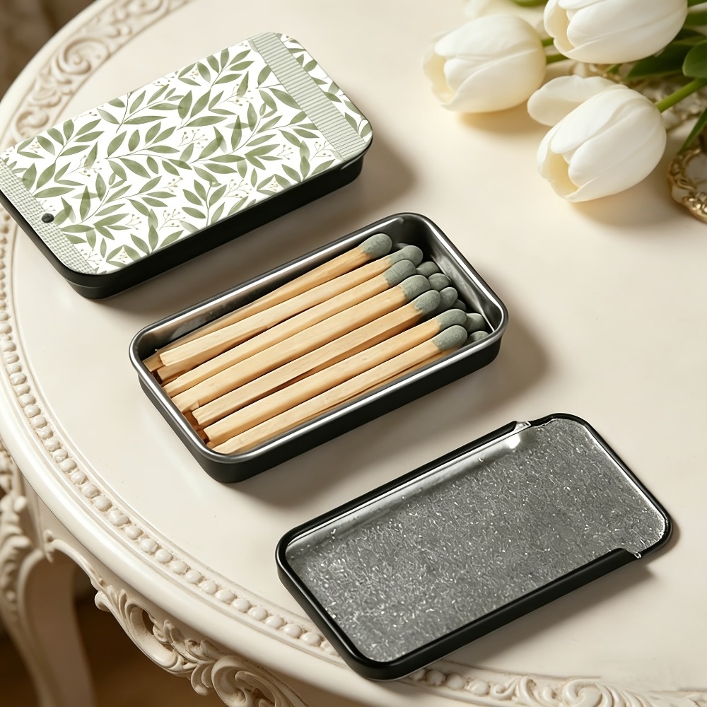 Groene bladmotief blikjes met  - Candle Lighter recensie en prijs