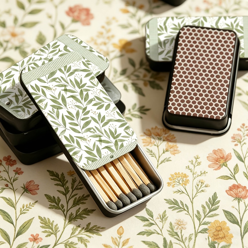 Groene bladmotief blikjes met  - Candle Lighter recensie en prijs