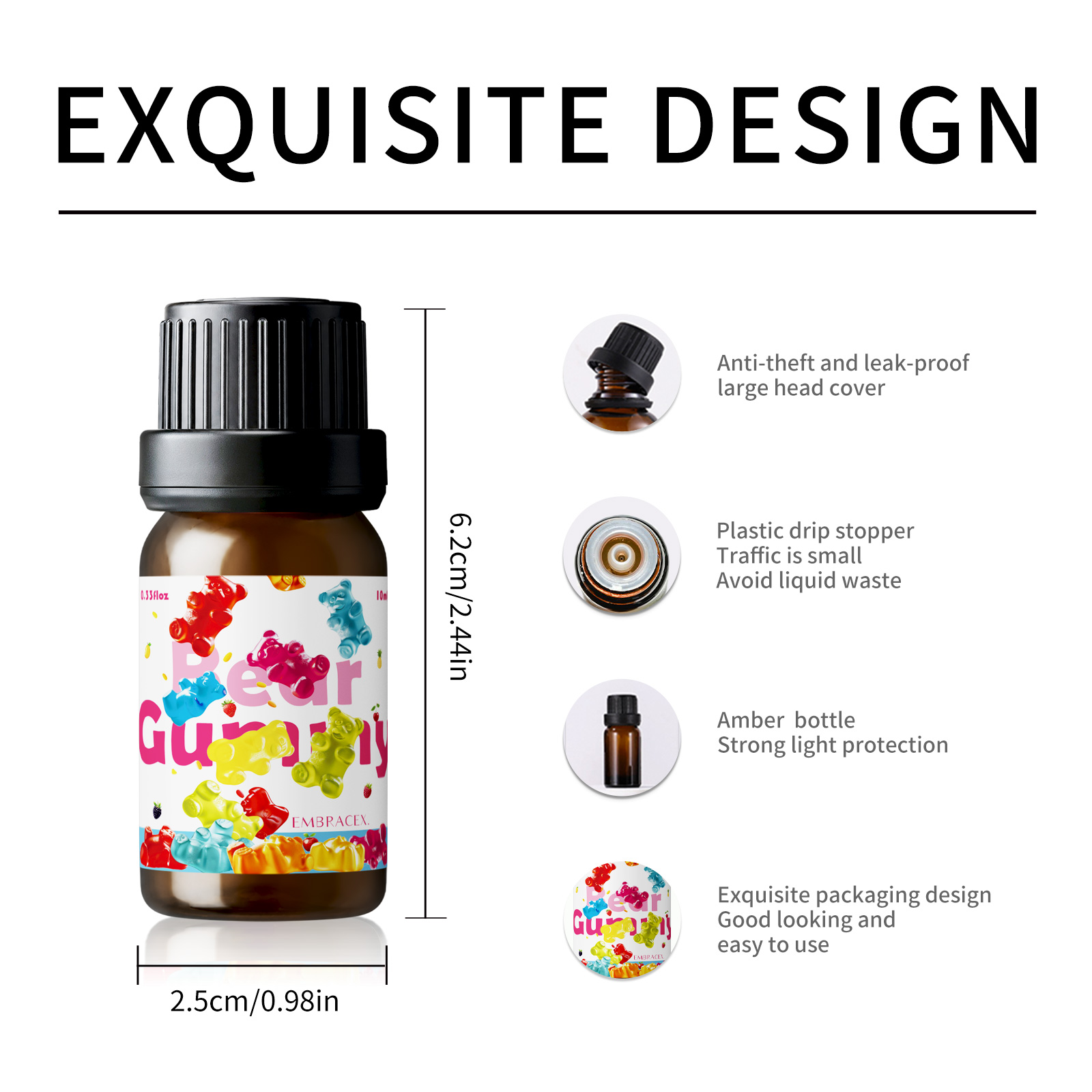 10ml Gummy Bear Geurolie Zoete - Candle Fragrance recensie en prijs