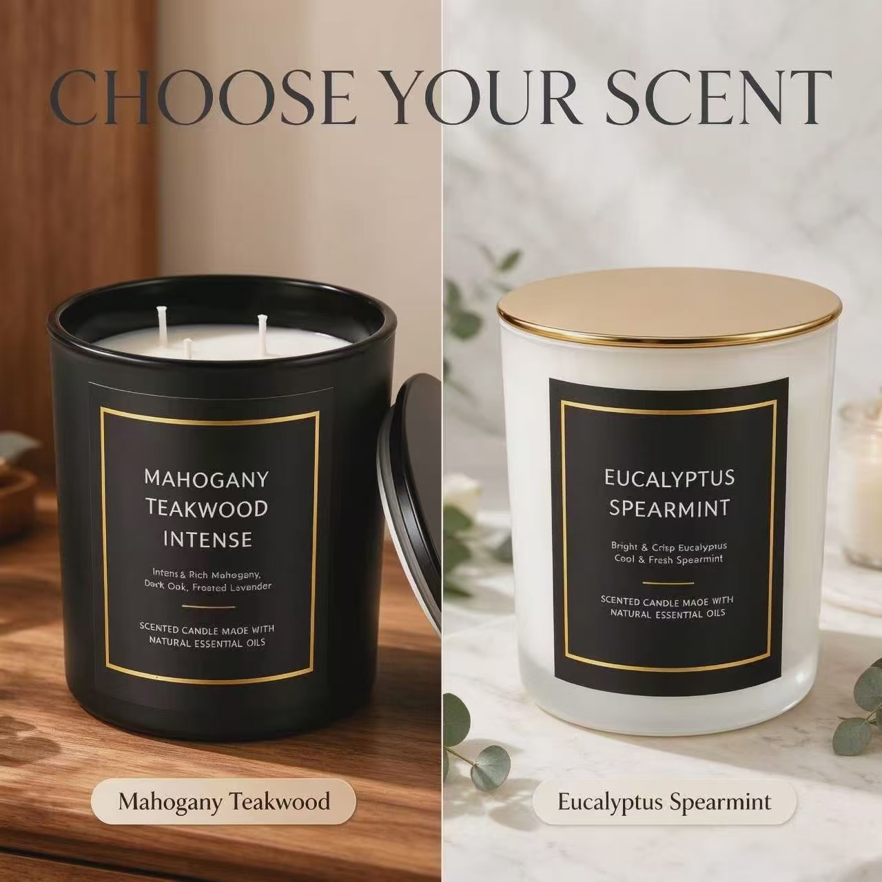 Geurkaarsen, romantische lucht - Soy Wax recensie en prijs