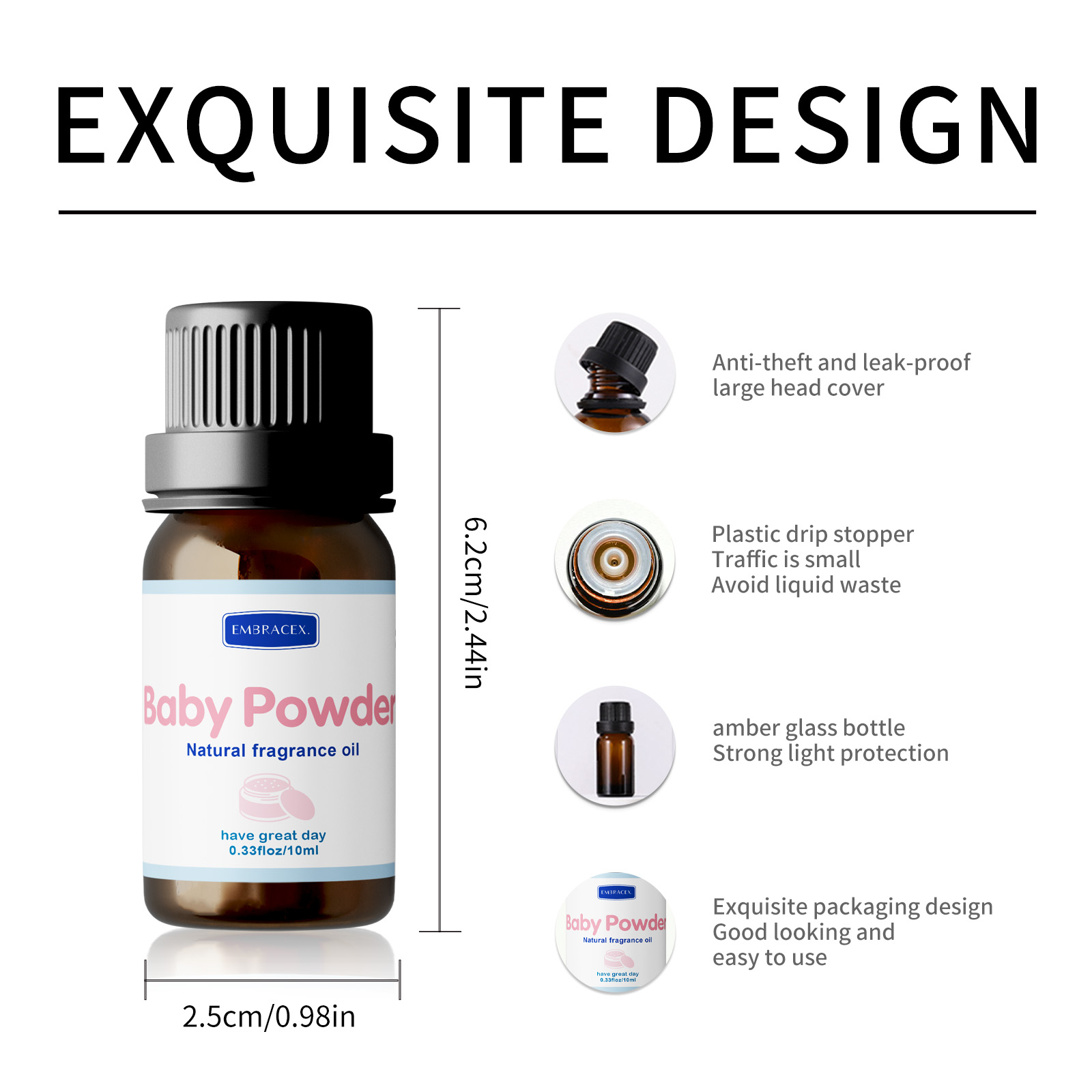 10ml Baby Poeder Geur Oliën La - Candle Fragrance recensie en prijs